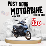 Motorcycle Shipment: Below 135cc